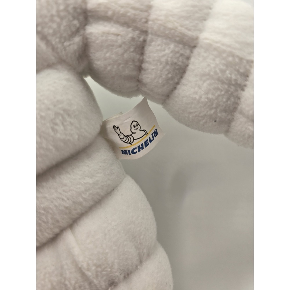 Michelin Man Promo Plush Stuffed Mascot Soft White Toy Stuffy - Picture 2 of 3